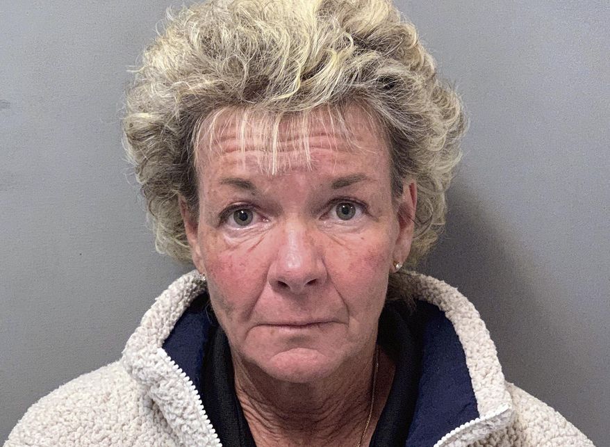 This booking photo released Monday, March 18, 2019, by the Vermont State Police shows Stacey L. Vaillancourt, 53, of Rutland, Vt., arrested on charges of manslaughter and cruelty to a child stemming from the January death of a 6-month-old girl at the daycare she ran in her home. (Vermont State Police via AP)