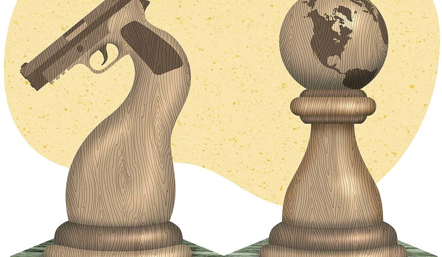 Activists' Chess Pawns Illustration by Greg Groesch/The Washington Times