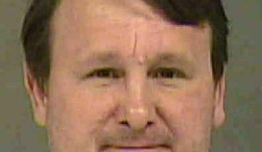 This undated booking photo shows Brady Lorenzo Shackelford, whose conviction for stalking was overturned on March 19, 2019 when a North Carolina appeals court ruled that the social media posts underpinning his charges were protected by free-speech rights. Court documents say Shackelford repeatedly called a woman he met at a North Carolina church in 2015 his "soul mate" and future wife in Google Plus posts. (Mecklenburg County Sheriff's Office via AP)