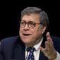 In this Jan. 15, 2019, file photo, Attorney General nominee William Barr testifies during a Senate Judiciary Committee hearing on Capitol Hill in Washington. (AP Photo/Andrew Harnik, file)