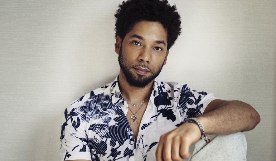 This March 6, 2018, file photo shows actor-singer Jussie Smollett, from the Fox series, &amp;quot;Empire,&amp;quot; posing for a portrait in New York. (Photo by Victoria Will/Invision/AP, File)
