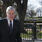 In this March 24, 2019, photo, Special Counsel Robert Mueller walks past the White House after attending St. John&#39;s Episcopal Church in Washington for morning services. (Associated Press) **FILE**