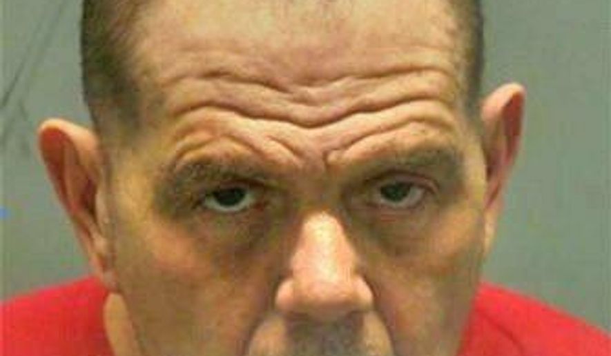 FILE - This March 14, 2018 file booking photo provided by Clayton Police Department shows Paul H. Borroni. Borroni, who robbed a restaurant then waited for police to arrive so he could return to jail and avoid homelessness has been sentenced to five years of probation. The St. Louis Post-Dispatch reports that 58-year-old Paul Borroni pleaded guilty Monday to first-degree robbery of a Clayton restaurant last year. Borroni had spent almost four decades in prison prior to the arrest and was struggling to settle on the outside. (Clayton Police Department/St. Louis Post-Dispatch via AP, File)