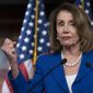 House Speaker Nancy Pelosi heaps scorn on Attorney General William Barr, saying his letter about special counsel Robert Mueller&#39;s report was &quot;condescending,&quot; after Barr concluded there was no evidence that President Donald Trump&#39;s campaign &quot;conspired or coordinated&quot; with the Russian government to influence the 2016 election. (AP Photo/J. Scott Applewhite)