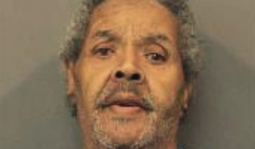 This photo provided by Gary Police Department shows Edward Miller in Gary, Ind. Miller, who described himself as a retired drag queen, told authorities he fatally stabbed a 64-year-old man who allegedly used a gay slur during a dispute. Police responded Tuesday, March 26, 2019 to an apartment building in Gary, Ind., and found Carlos Johnson, who had multiple stab wounds. Police say he was taken to a hospital and died. Officers followed a trail of blood from a hallway and found Miller, who was arrested. ( Gary Police Department via AP)