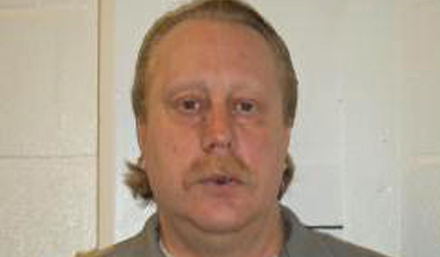 This undated photo provided by the Missouri Department of Corrections shows Russell Bucklew. The Supreme Court says Missouri can execute an inmate who argued his rare medical condition will result in severe pain if he is given death-causing drugs. The justices are ruling 5-4 Monday against inmate Russell Bucklew, who is on death row for a 1996 murder.  (Missouri Department of Corrections via AP)