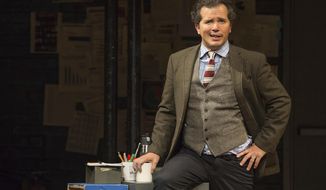 This image released by Polk &amp;amp; Co. shows John Leguizamo during a performance of his one-man show &amp;quot;Latin History for Morons,” which will kick off a 12-state U.S. tour with a two-night stand at the Apollo Theater in New York starting June 20. (Matthew Murphy/Polk &amp;amp; Co. via AP)