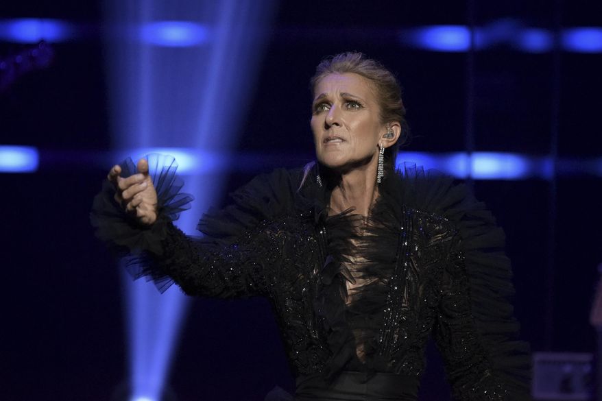 Celine Dion announces Courage World Tour, set to kick-off on September 18, 2019, during a special live event at The Theatre at Ace Hotel on Wednesday, April 3, 2019, in Los Angeles. (Photo by Richard Shotwell/Invision/AP)