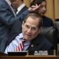 House Judiciary Committee Chairman Jerrold Nadler, D-N.Y., passes a resolution to subpoena special counsel Robert Mueller&#39;s full report, on Capitol Hill in Washington, Wednesday, April 3, 2019. (AP Photo/J. Scott Applewhite)