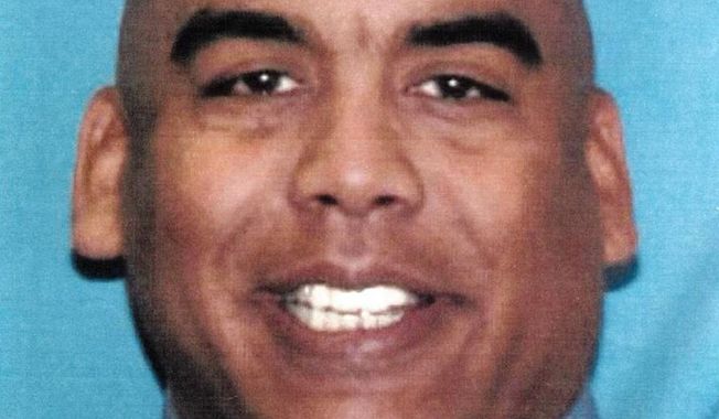 This undated photo provided by the Department of Justice shows Columbus vice squad Officer Andrew Mitchell. The former vice squad officer in Ohio was charged Thursday, April 4, 2019, with fatally shooting a woman who was sitting in his unmarked police vehicle in what the man says was an act of self-defense. (Department of Justice via AP)