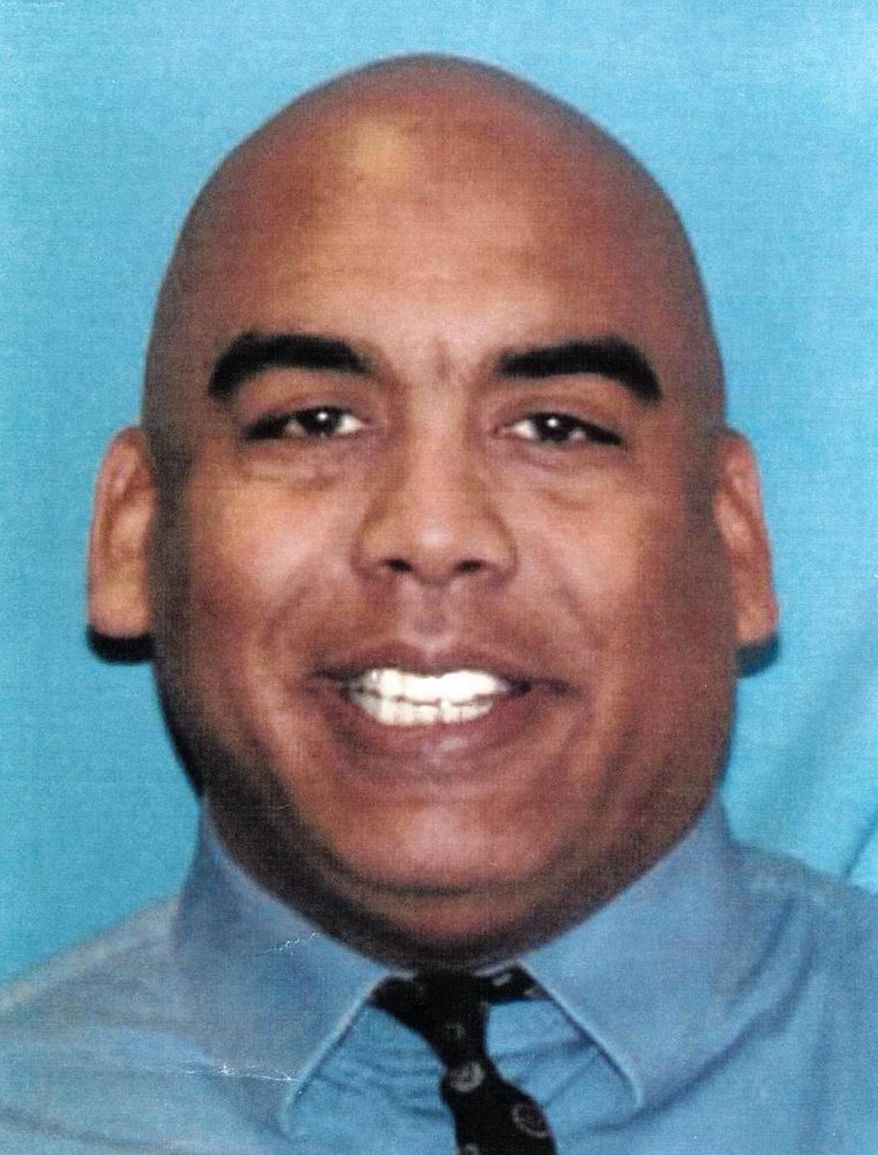 This undated photo provided by the Department of Justice shows Columbus vice squad Officer Andrew Mitchell. The former vice squad officer in Ohio was charged Thursday, April 4, 2019, with fatally shooting a woman who was sitting in his unmarked police vehicle in what the man says was an act of self-defense. (Department of Justice via AP)