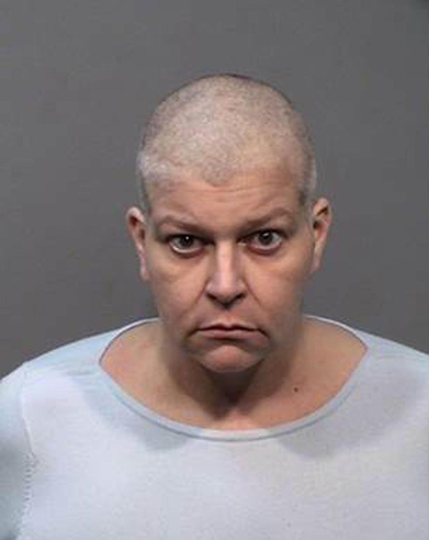 This undated photo provided by the Yavapai County Jail shows Tara Aven, 46. A body found in a central Arizona home Tuesday, April 9, 2019, is believed to be that of a 77-year-old woman who may have been dead since 2017 and her daughter, Aven, and granddaughter both have been arrested on suspicion of murder and other charges, police said. (Yavapai County Jail via AP)