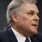 IRS Commissioner Charles Rettig testifies before the House Appropriations Subcommittee on Financial Services and General Government during a hearing, Tuesday, April 9, 2019, on Capitol Hill in Washington. (AP Photo/Patrick Semansky)