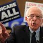 Sen. Bernie Sanders, I-Vt., introduces the Medicare for All Act of 2019, on Capitol Hill in Washington, Wednesday, April 10, 2019. (AP Photo/Manuel Balce Ceneta) **FILE**