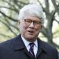 Greg Craig arrives ahead of his arraignment at federal court in Washington on Friday, April 12, 2019. (AP Photo/Jacquelyn Martin) ** FILE **