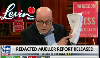 Radio host Mark Levin discusses special counsel Robert Mueller&#39;s report on &quot;Fox and Friends,&quot; April 19, 2019. (Image: Fox News screenshot)