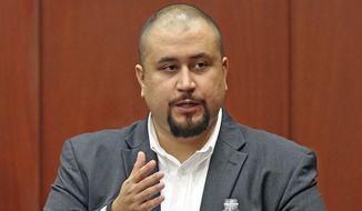 In this Sept. 13, 2016, file photo, George Zimmerman looks at the jury as he testifies in a Seminole County courtroom in Orlando, Fla. Zimmerman, the ex-neighborhood watch volunteer who killed an unarmed black teen in Florida in 2012 has been banned from the dating app Tinder. An emailed statement from Tinder cited users&#x27; safety as a reason for removing George Zimmerman&#x27;s profile. (Red Huber/Orlando Sentinel via AP, Pool, File)