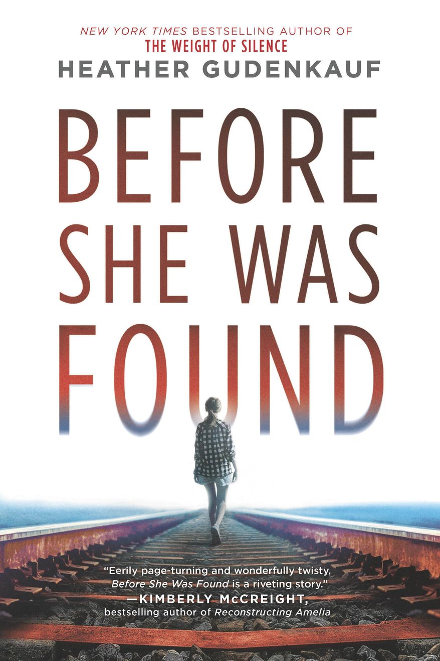 This cover image released by Park Row shows "Before She was Found," by Heather Gudenkauf. (Park Row via AP)