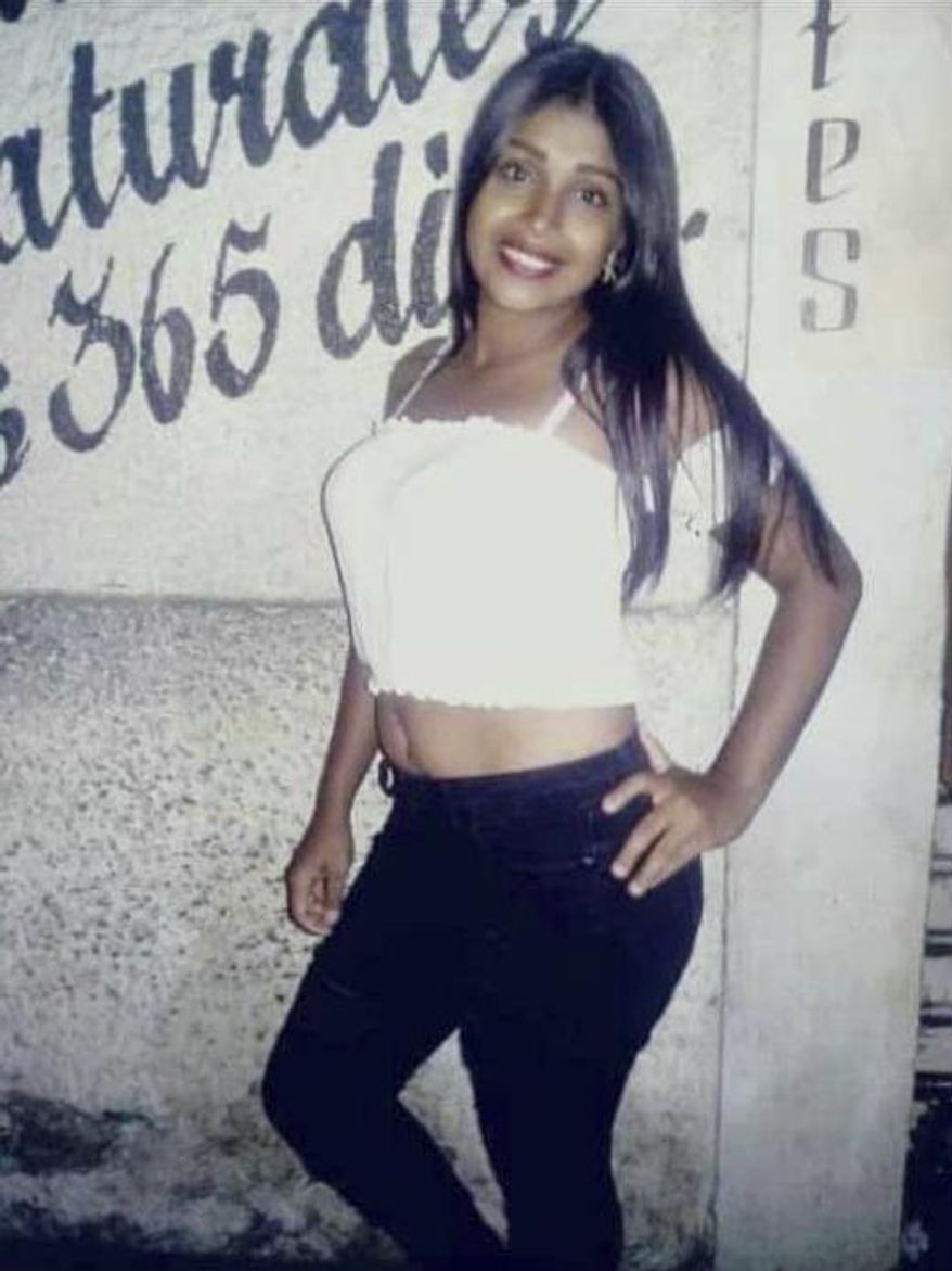 In this Jan. 2019, photo provided by Luisa Garcia, mother of Yubreilys Merchán, shows Merchan in Güiria, Venezuela. Merchán, a 23-year-old hairdresser, survived when the wooden boat carrying her and other Venezuelans, mostly women, sank on its way to Trinidad early Wednesday, April 24, near the Venezuelan island of Patos, 5 miles from a peninsula in the Venezuelan state of Sucre. (Carmen Garcia via AP)
