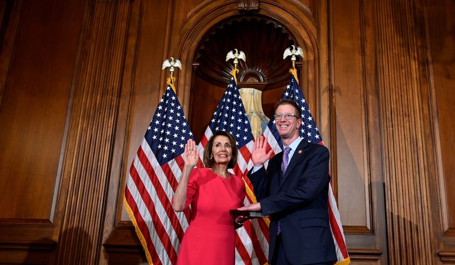 &quot;There&#x27;s a narrative within the media that somehow the Democratic Party has swung wildly to the left. I don&#x27;t really think the facts back that up,&quot; said Rep. Derek Kilmer, Washington Democrat and chair of New Democrat Coalition. (Associated Press)