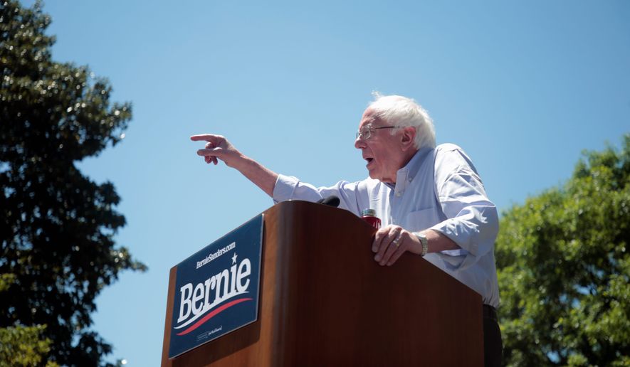 Presidential candidate Bernard Sanders is expected to address People&#39;s Wave Convention this week.
speaks at rally in Fort Worth, Texas, Thursday, April 25, 2019. (AP Photo/Michael Ainsworth) (Associated Press)