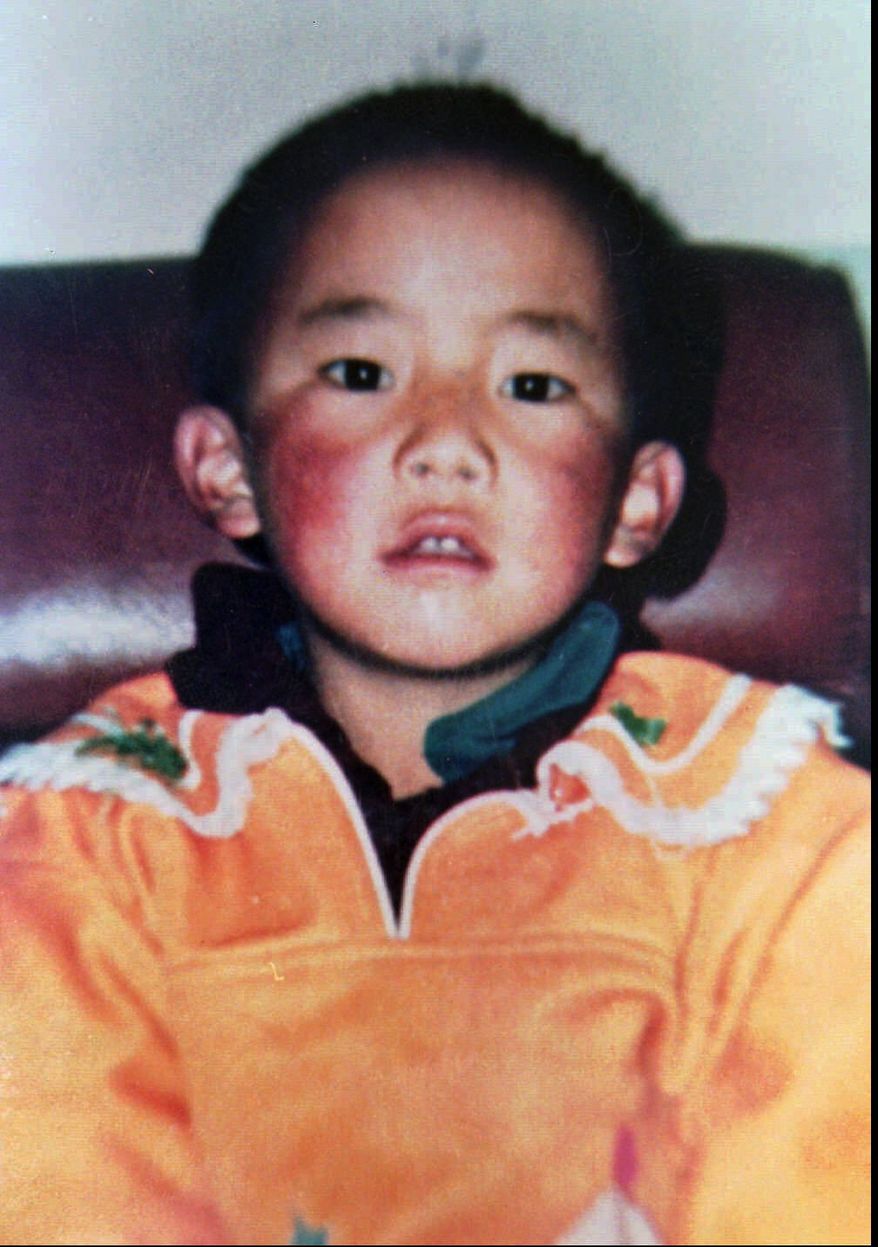 Gedhun Choekyi Nyima is shown in an undated photograph from the Dalai Lama&#39;s New Delhi office. He was selected to become the 11th Panchen Lama, second most revered Tibetan religious figure after the Dalai Lama. (AP Photo/ho) **FILE**