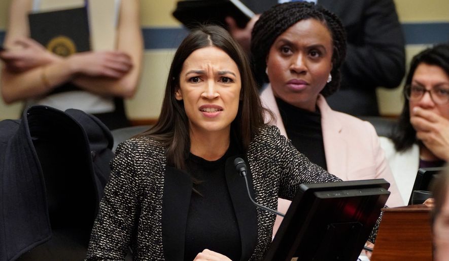 Republican lawmakers on Capitol Hill are intent on having a vote on Rep. Alexandria Ocasio-Cortez&#x27;s Green New Deal. Their aim is to embarrass Democrats, the GOP is also running a petition drive to force a vote on an abortion bill. (Associated Press)