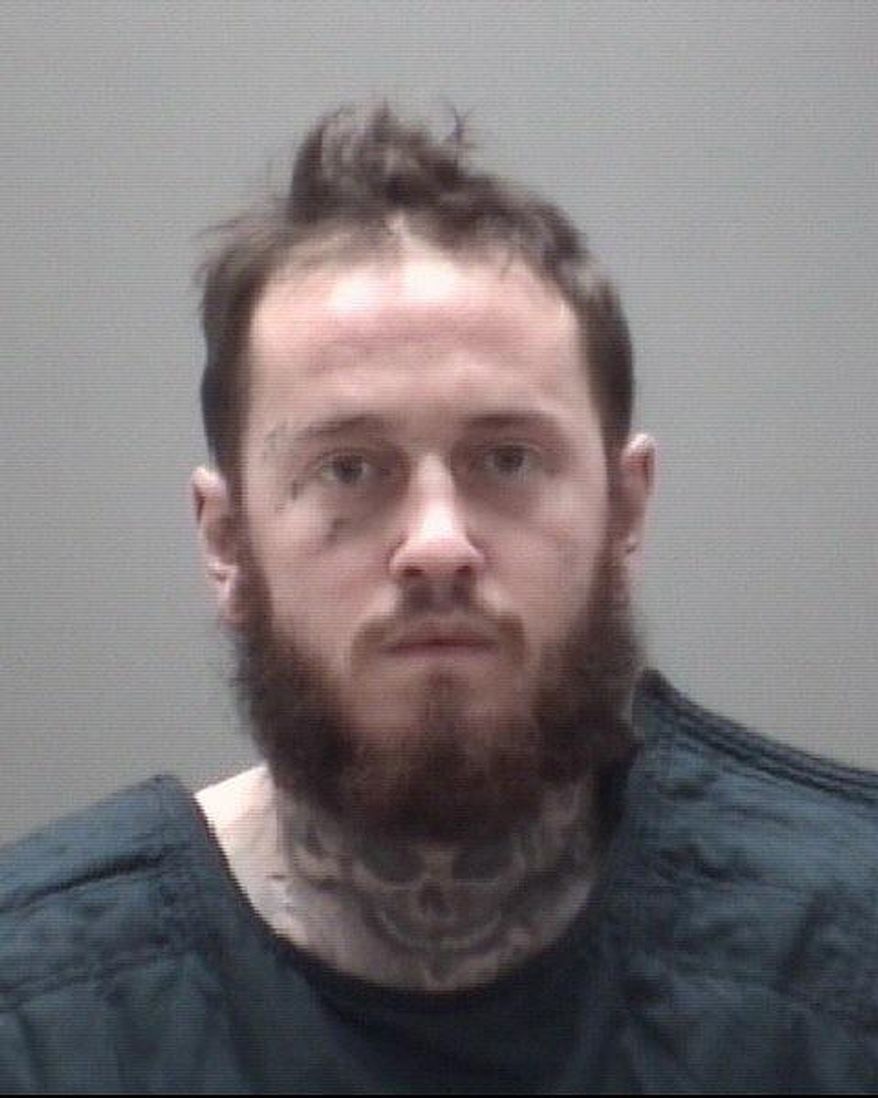 Kiernan Brown is shown in an undated photo provided by the Eaton County Sheriff's Office in Charlotte, Mich. Brown has been charged with murder in the deaths of two women who were found fatally beaten after he allegedly showed cellphone photos of the bodies to police during a traffic stop in mid-Michigan. Authorities went to court Monday, May 13, 2019 to get warrants against Brown in the deaths of 26-year-old Kaylee Ann Brock and 32-year-old Julie Ann Mooney. Police found their bodies May 10 in separate Lansing-area communities. Brown is due in court Tuesday, May 14. (AP Photo/Eaton County Sheriff's Office via AP)