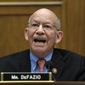 Rep. Peter DeFazio, D-Ore., speaks during a House Transportation Committee hearing on Capitol Hill in Washington, Wednesday, May 15, 2019, on the status of the Boeing 737 MAX aircraft. (AP Photo/Susan Walsh) **FILE**