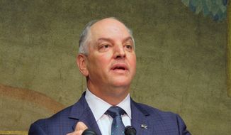Louisiana Gov. John Bel Edwards (D), is shown here in a May 2019 file photo. (Associated Press) **FILE**