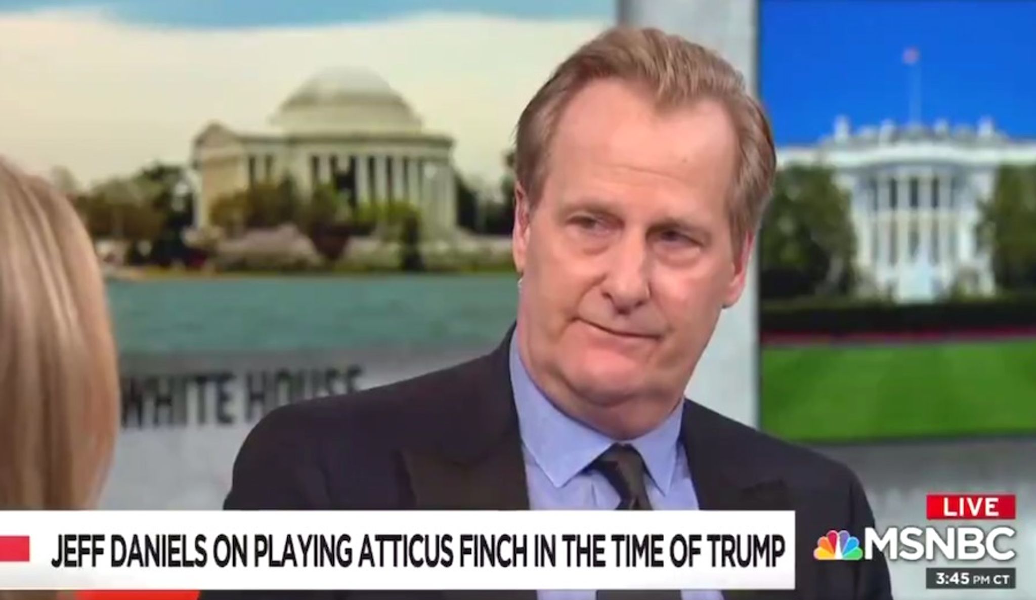 Jeff Daniels calls for DOJ leaks, says Trump’s ‘race button’ activated millions who may end America