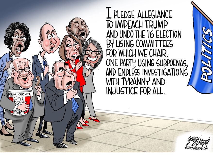 Image result for impeachment cartoon conservative