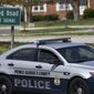 A Prince George&#x27;s County, Md., police vehicle is seen on Wednesday, April 5, 2017, in Clinton, Md. (AP Photo/Sait Serkan Gurbuz) ** FILE **