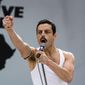 This image released by Twentieth Century Fox shows Rami Malek in a scene from &amp;quot;Bohemian Rhapsody.&amp;quot; The advocacy organization GLAAD says that LGBTQ representation is up for major studio films released in 2018. 20th Century Fox received a “good” rating for contributions for releases like “Bohemian Rhapsody.&amp;quot; (Alex Bailey/Twentieth Century Fox via AP, File)