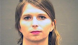 Booking photo provided by the Alexandria Sheriff&#39;s Office, in Virginia, shows Chelsea Manning. (Alexandria Sheriff&#39;s Office via AP, File)