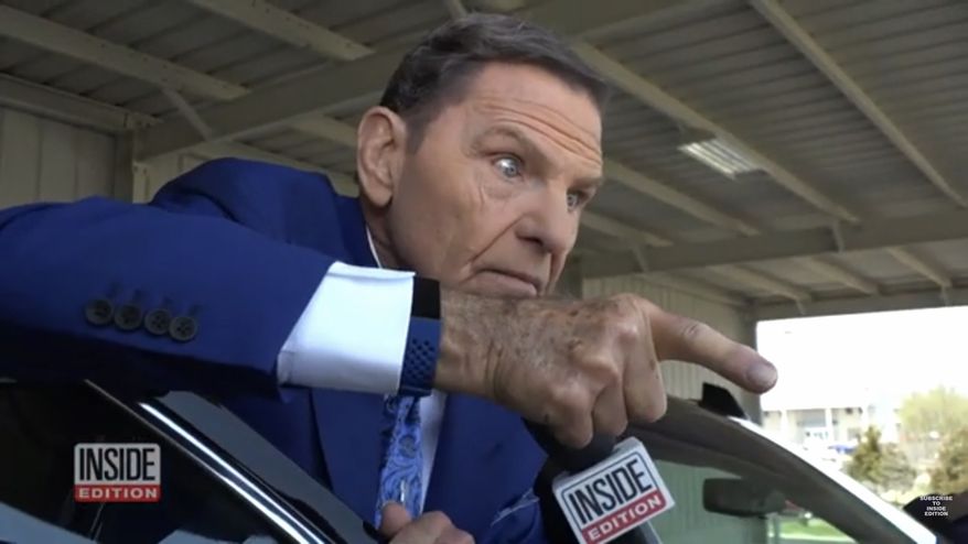 Televangelist Kenneth Copeland snapped at an Inside Edition reporter in a recent interview about his lavish lifestyle and private-jet use, saying he makes no apologies for the fact that his ministry has made him "a very wealthy man." (Inside Edition)