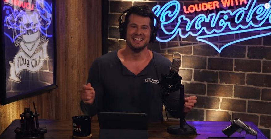 Comedian Steven Crowder. (Image: YouTube, &quot;Louder with Crowder&quot; screenshot)  ** FILE **