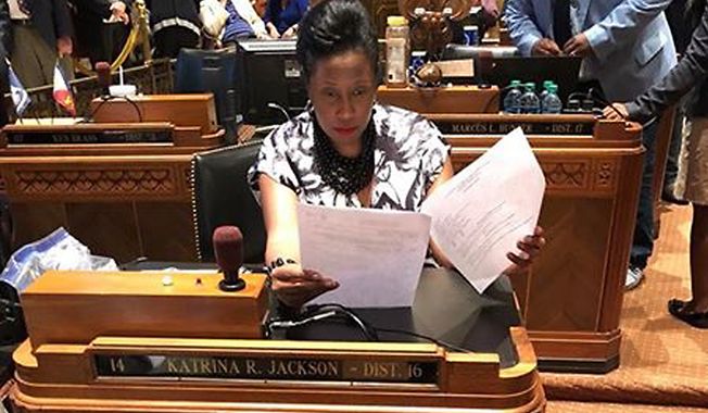 Louisiana Rep. Katrina Jackson, a Democrat, has challenged her party&#x27;s orthodoxy with her opposition to abortion. (Office of Louisiana Rep. Katrina Jackson)