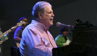 In an Aug. 20, 2016, file photo, Brian Wilson performs at Elmwood Park Amphitheater in Roanoke, Va.  (Heather Rousseau/The Roanoke Times via AP, File)
