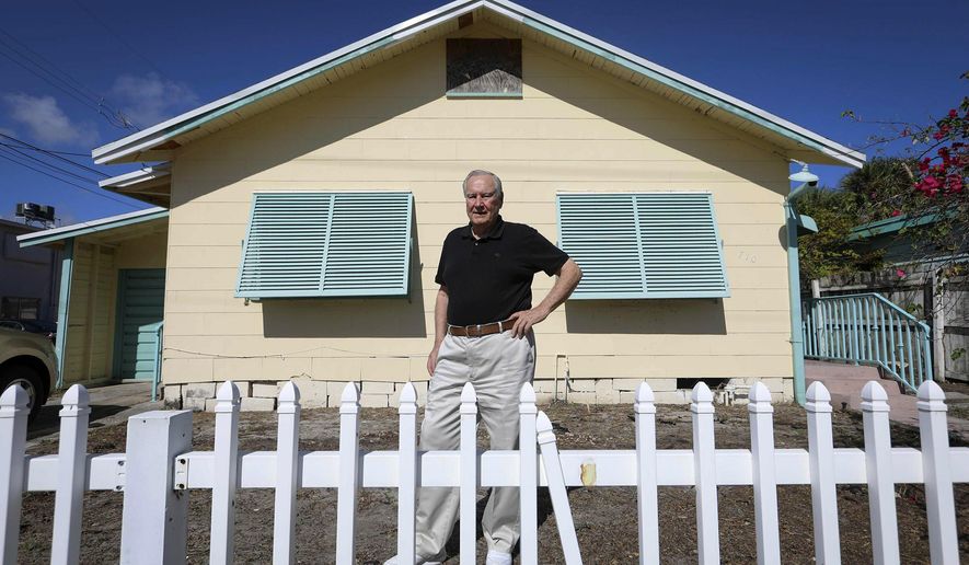 In this Nov. 18, 2018, photo, Curtis Rogers, co-founder of GEDmatch, stands outside his office in Lake Worth, Fla. The popular online genetics database used to find unknown relatives has tightened its policies for police usage over privacy concerns. (Bruce R. Bennett/The Palm Beach Post via AP)