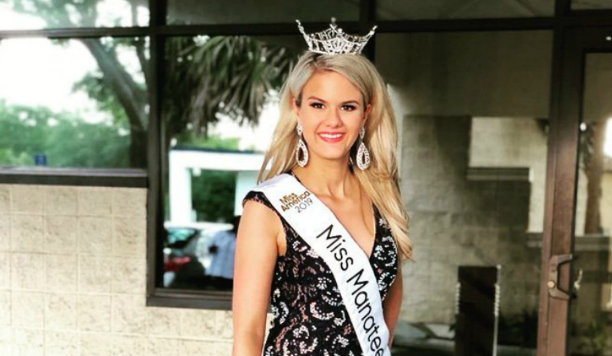 Rachel Barcellona, shown here in a photo via her Twitter page, is depicted here. An autistic woman, Miss Barcellona is competing for Miss Florida 2019. (Twitter/@BarcellonaR)