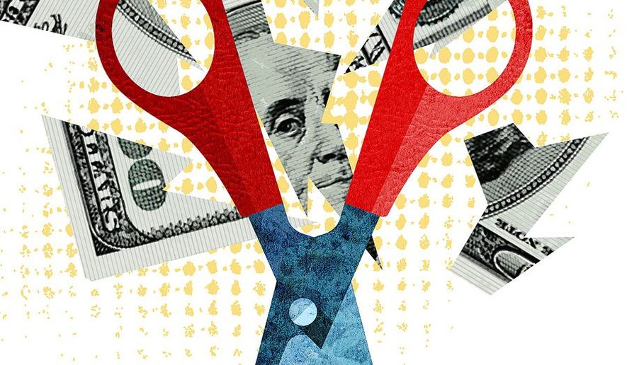 Federal Reserve Cuts Illustration by Greg Groesch/The Washington Times