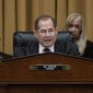 House Judiciary Committee Chairman, Rep. Jerrold Nadler, D-N.Y., makes an opening statement as House Democrats start their hearing to examine whether President Donald Trump obstructed justice, the first of several hearings scheduled by Democrats on special counsel Robert Mueller&#39;s report, on Capitol Hill in Washington, Monday, June 10, 2019. (AP Photo/J. Scott Applewhite)