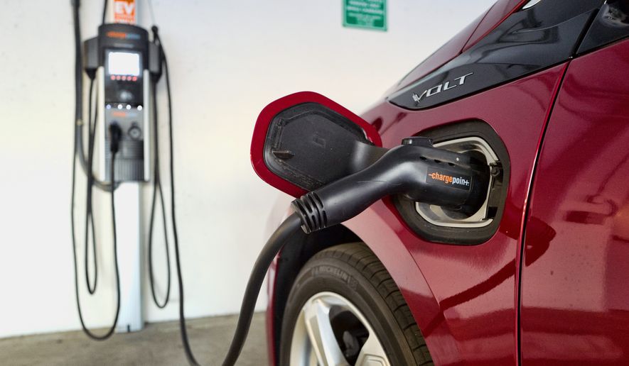 Lawmakers in Texas and North Carolina are the latest to push for increases in fees for hybrid and electric vehicles. However, that push is getting resistance from environmental groups who say the fees would discourage people from buying these vehicles. (ASSOCIATED PRESS)