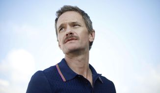 Neil Patrick Harris looks on during an interview with the Associated Press in Tel Aviv, Israel, Wednesday, June 12, 2019. Harris is this year&#39;s official international ambassador to Tel Aviv&#39;s Gay Pride Parade(AP Photo/Ariel Schalit)