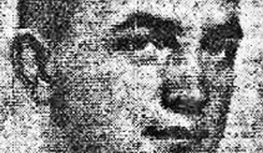 This undated photo released Thursday, June 13, 2019, by the Defense POW/MIA Accounting Agency shows U.S. Navy Seaman 1st Class Frank Hryniewicz, from the Three Rivers section of Palmer, Mass., who was killed during the Dec. 7, 1941 attack on Pearl Harbor, Hawaii. Hryniewicz's remains were accounted for on Jan. 28, 2019, using forensic analysis. (Defense POW/MIA Accounting Agency via AP)