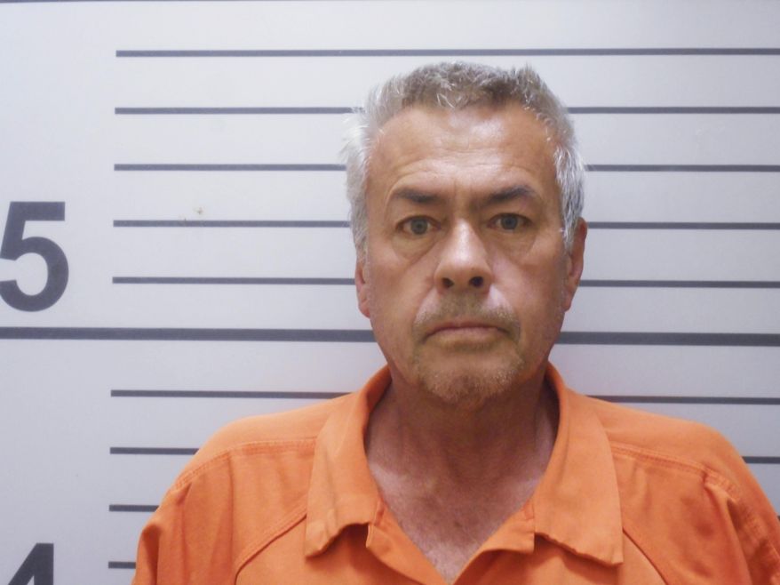 FILE - In this undated file photo provided by the Wagoner County Sheriff's Office, Henri Michelle Piette is pictured in a booking photo. A federal jury has convicted Piette, accused of kidnapping his stepdaughter and holding her captive for 19 years in Mexico and elsewhere while fathering her nine children. (Wagoner County Sheriff's Office via AP, File)
