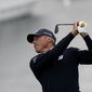 Matt Kuchar watches his tee shot on the seventh hole during the second round of the U.S. Open Championship golf tournament Friday, June 14, 2019, in Pebble Beach, Calif. (AP Photo/David J. Phillip)