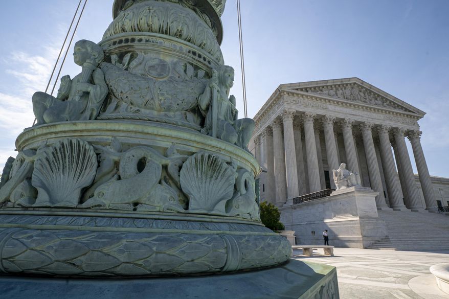 The U.S. Supreme Court is seen in Washington, Monday, June 17, 2019. (AP Photo/J. Scott Applewhite) **FILE**