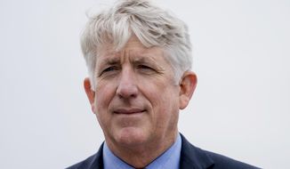 In this Feb. 26, 2018, file photo, Virginia Attorney General Mark Herring attends a news conference in Washington. (AP Photo/Andrew Harnik, File)